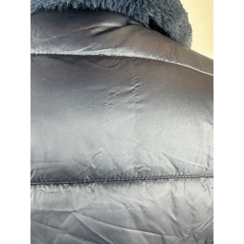 Save The Duck Iris Faux Fur Collar Puffer Coat Quilted Ultra Light Jacket Small - Picture 12 of 16